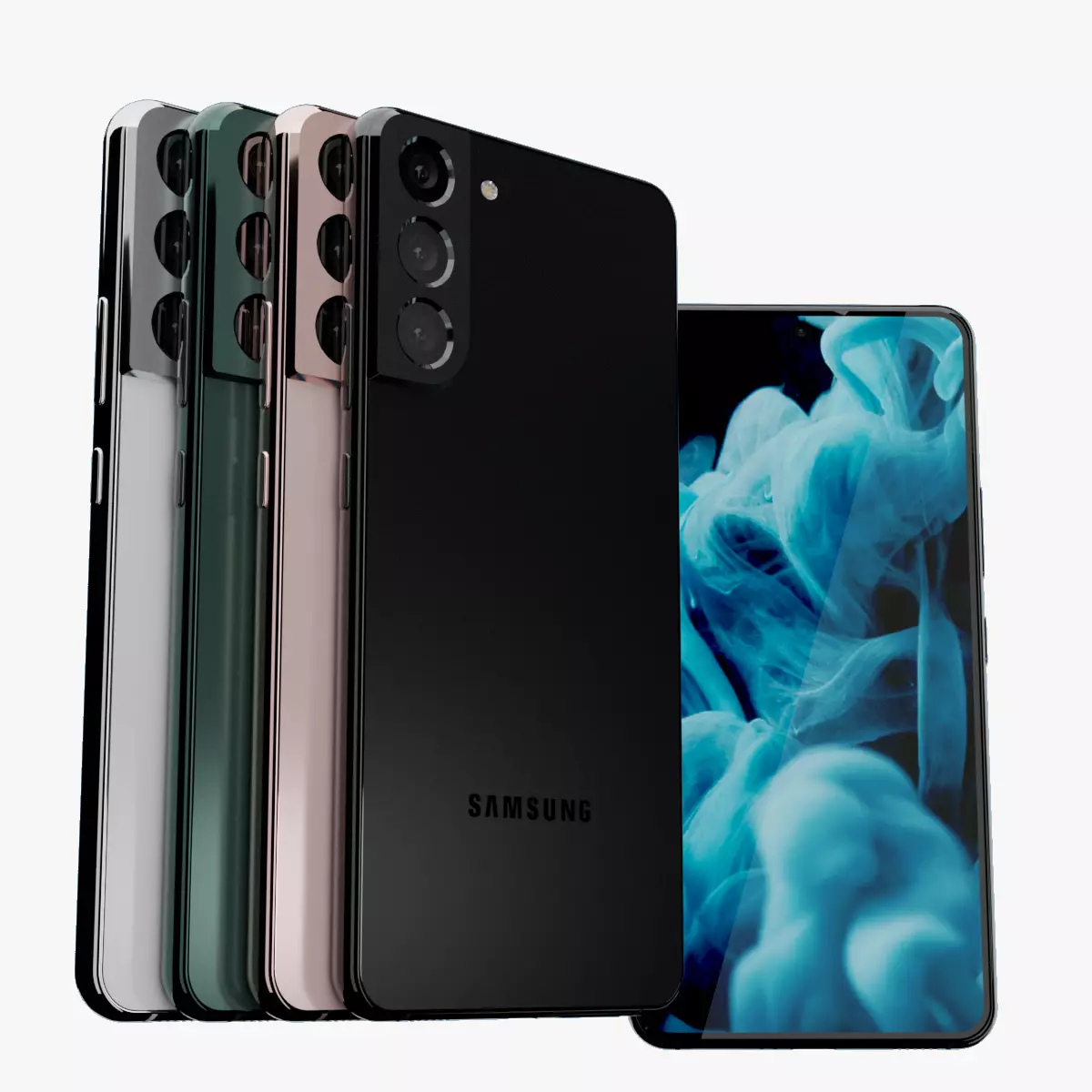 Samsung Galaxy S22 S22 Plus Phone 3D model_0