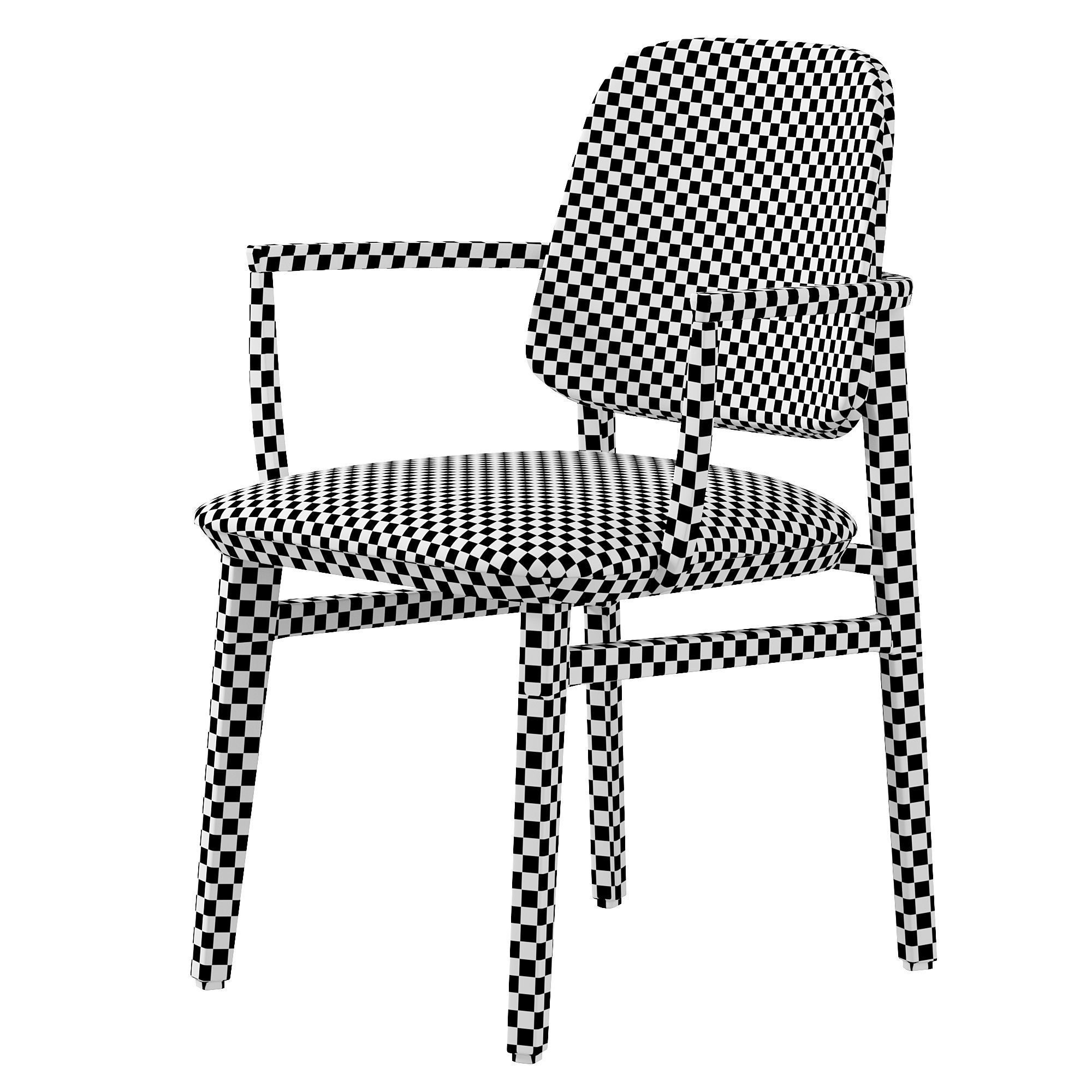 JIL BRIDGE Chair by collinet sieges 3D model_4