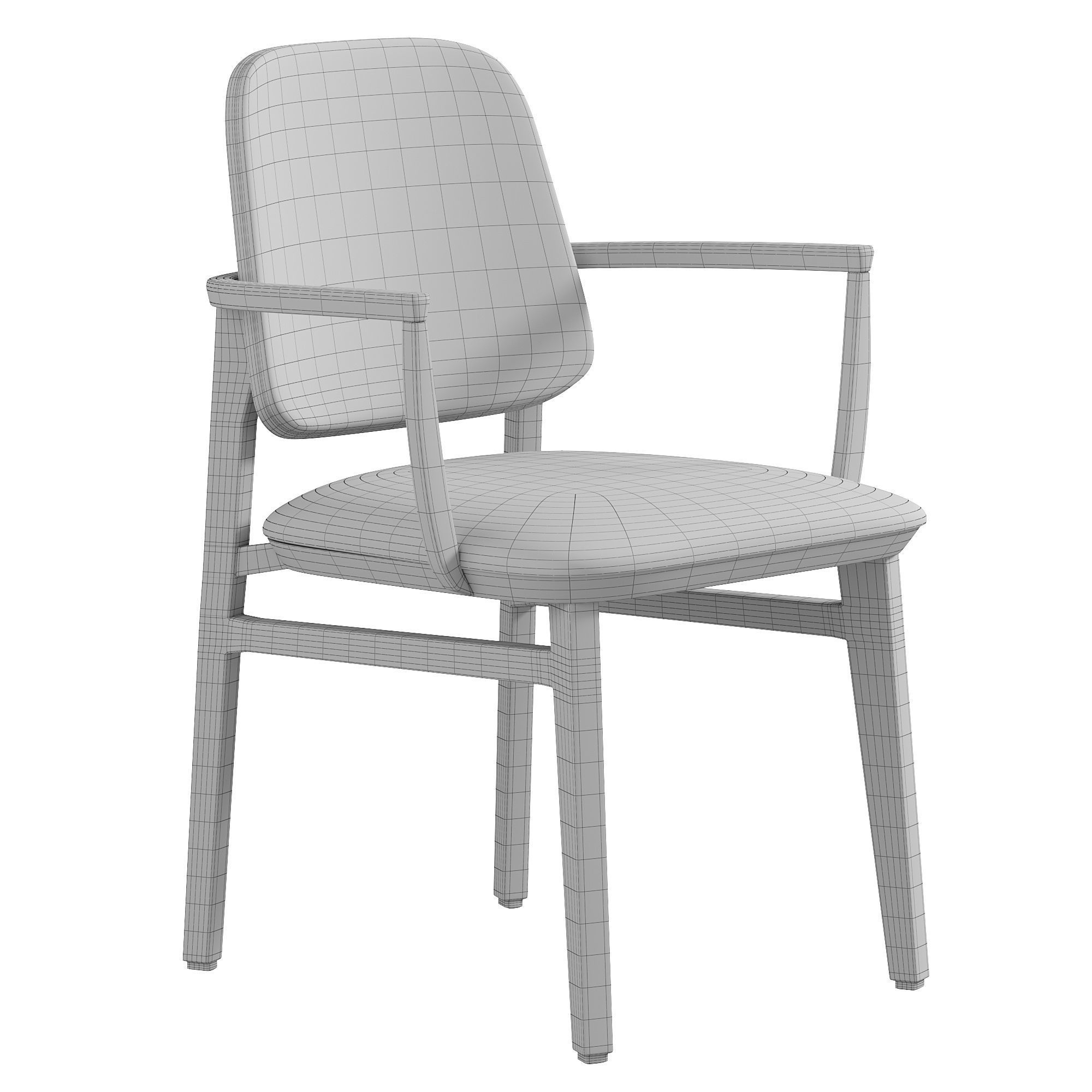 JIL BRIDGE Chair by collinet sieges 3D model_3