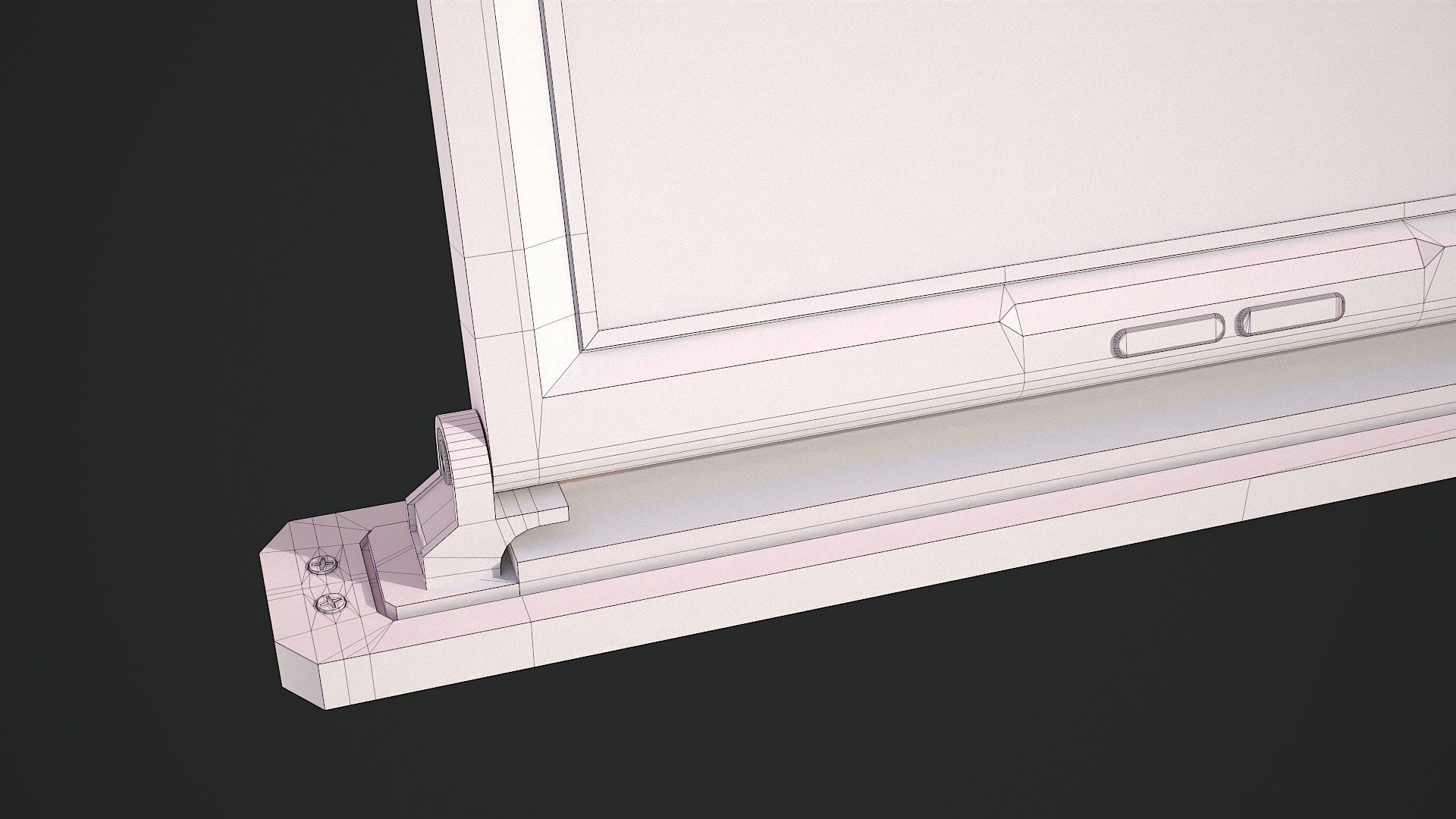 Sci-Fi Display Monitor Screen with Cam Low-poly 3D model_22