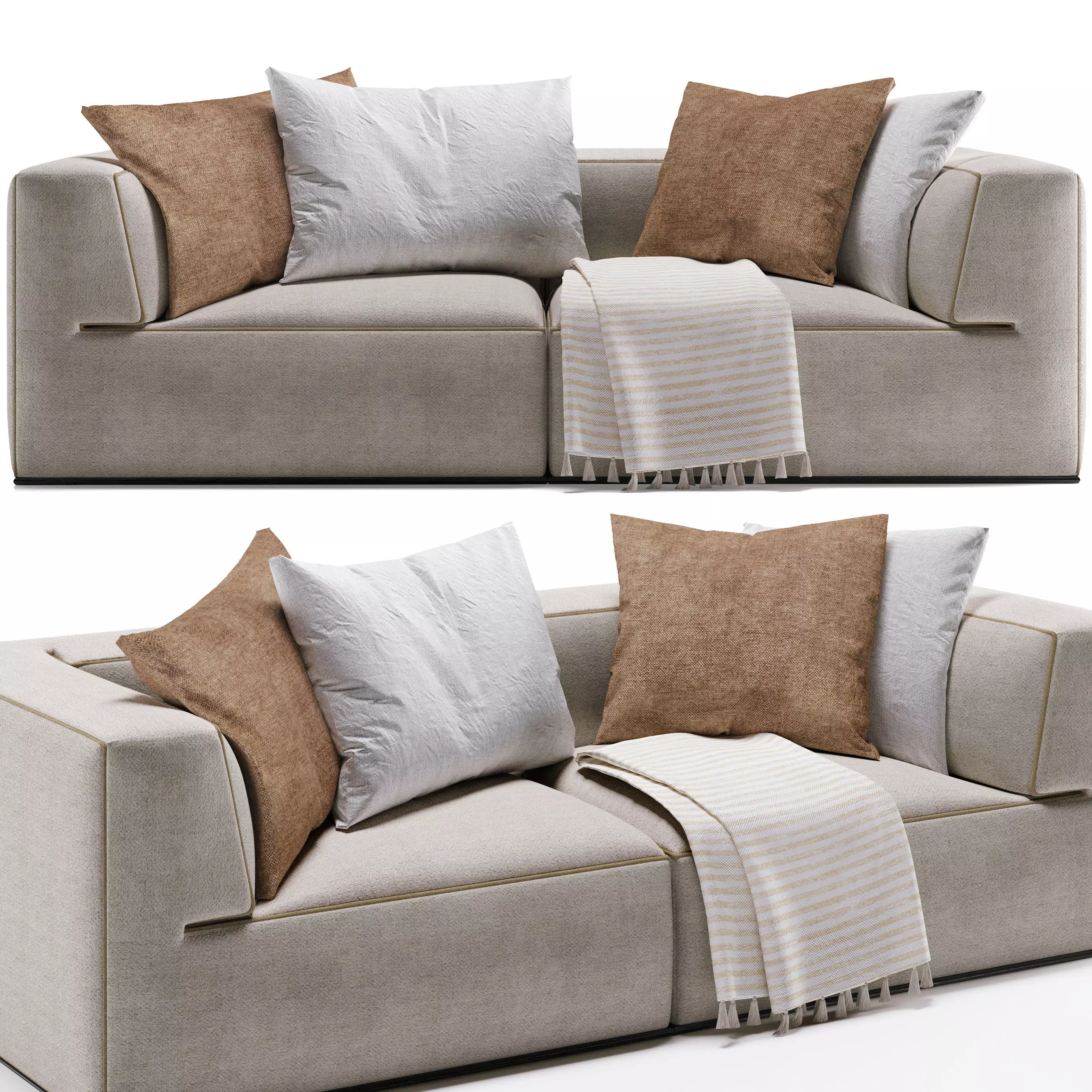 Flex Form Perry Sofa 3D model_0