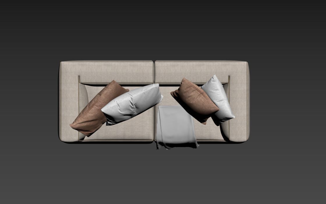 Flex Form Perry Sofa 3D model_8