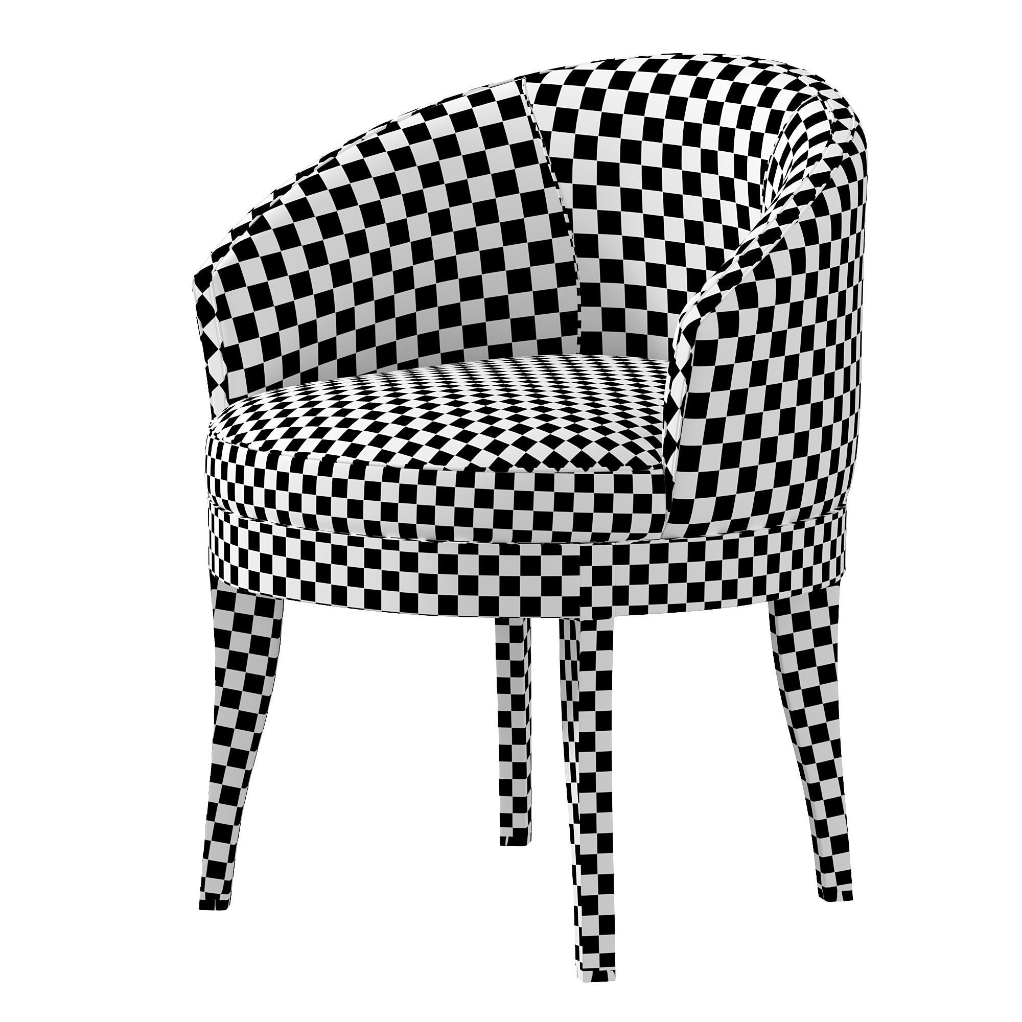 Pueblo Armchair by collinet sieges 3D model_4