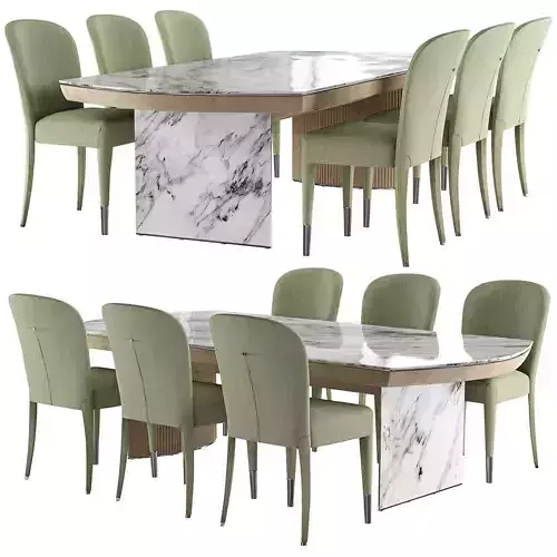 Table and Chair Felix Karen 3D model
