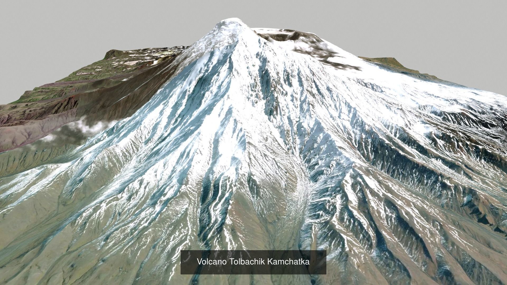 Collection of 4 volcanoes of Kamchatka _8