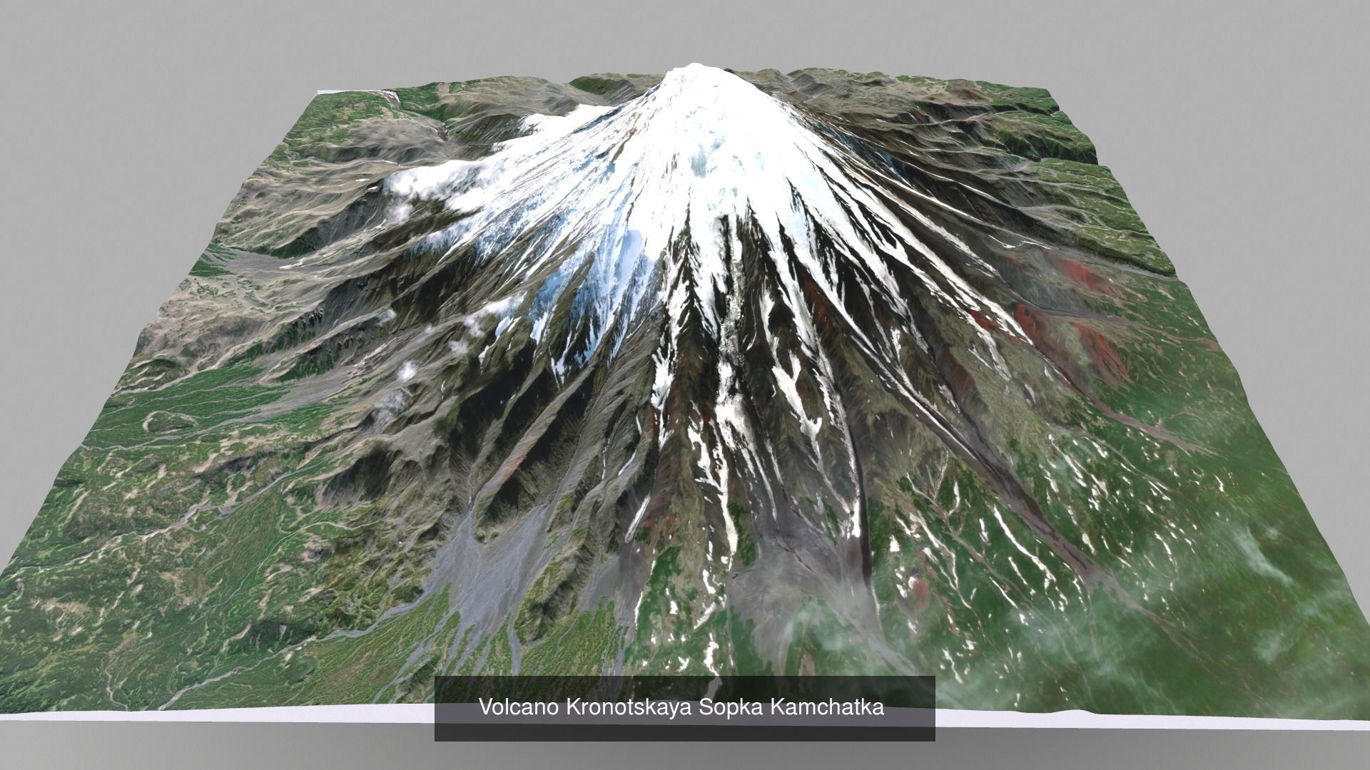 Collection of 4 volcanoes of Kamchatka _5