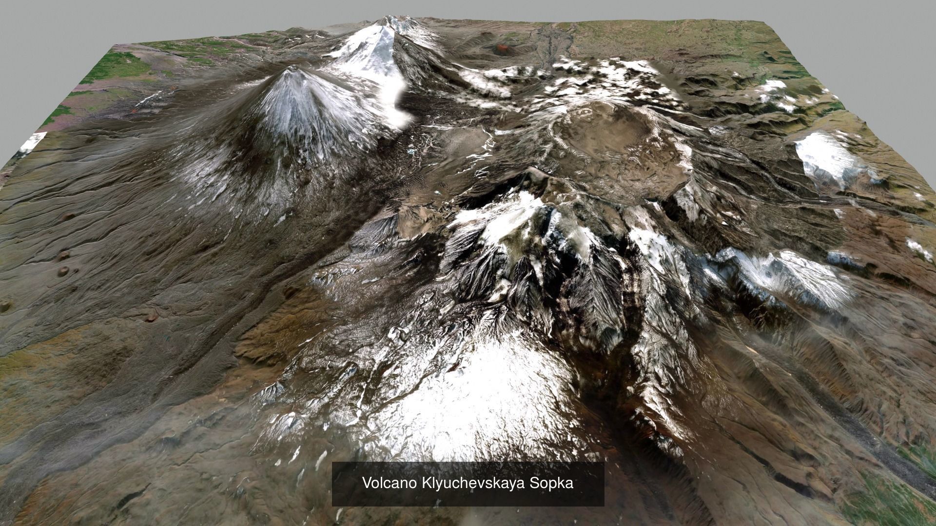 Collection of 4 volcanoes of Kamchatka _6