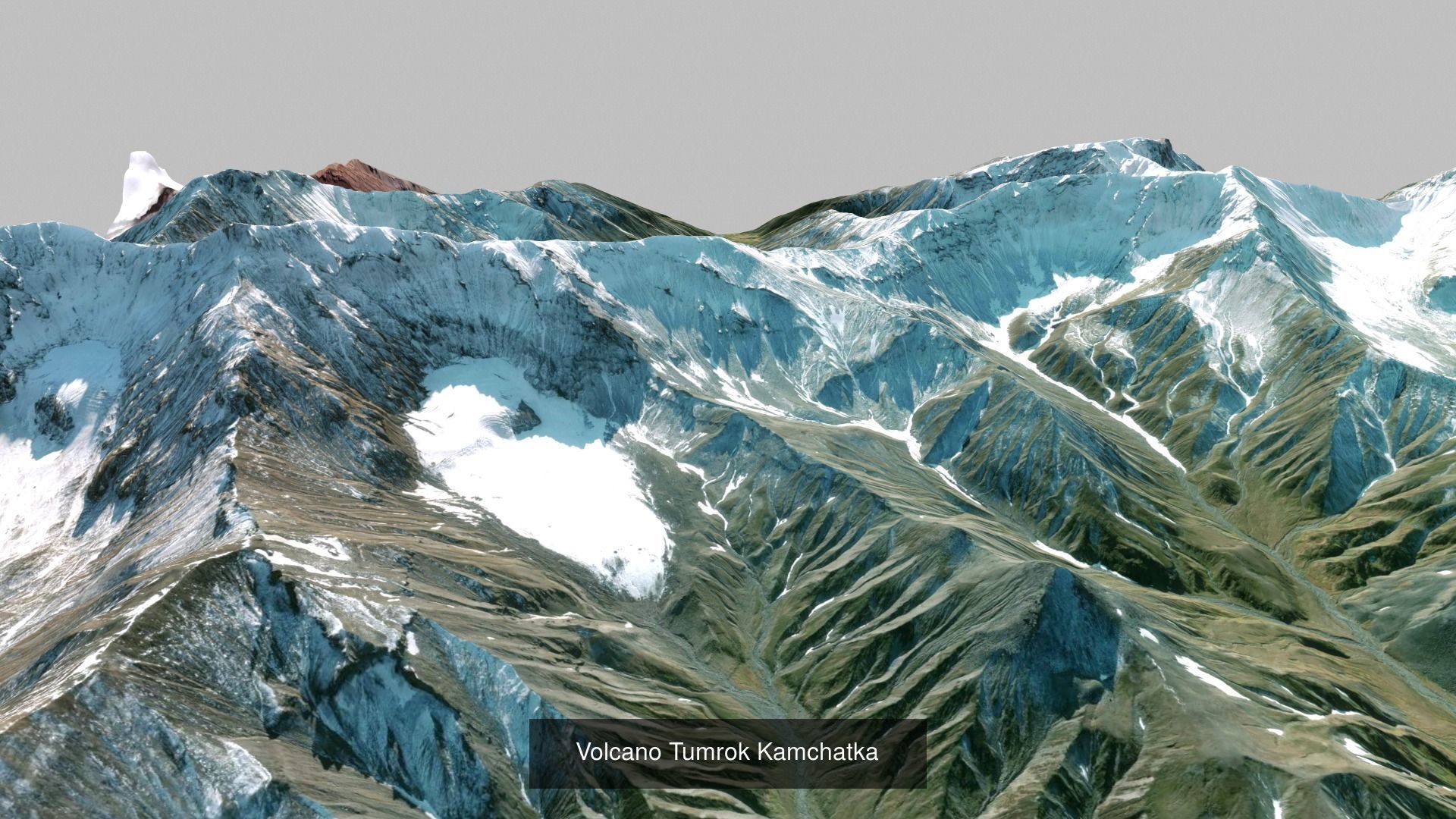 Collection of 4 volcanoes of Kamchatka _7