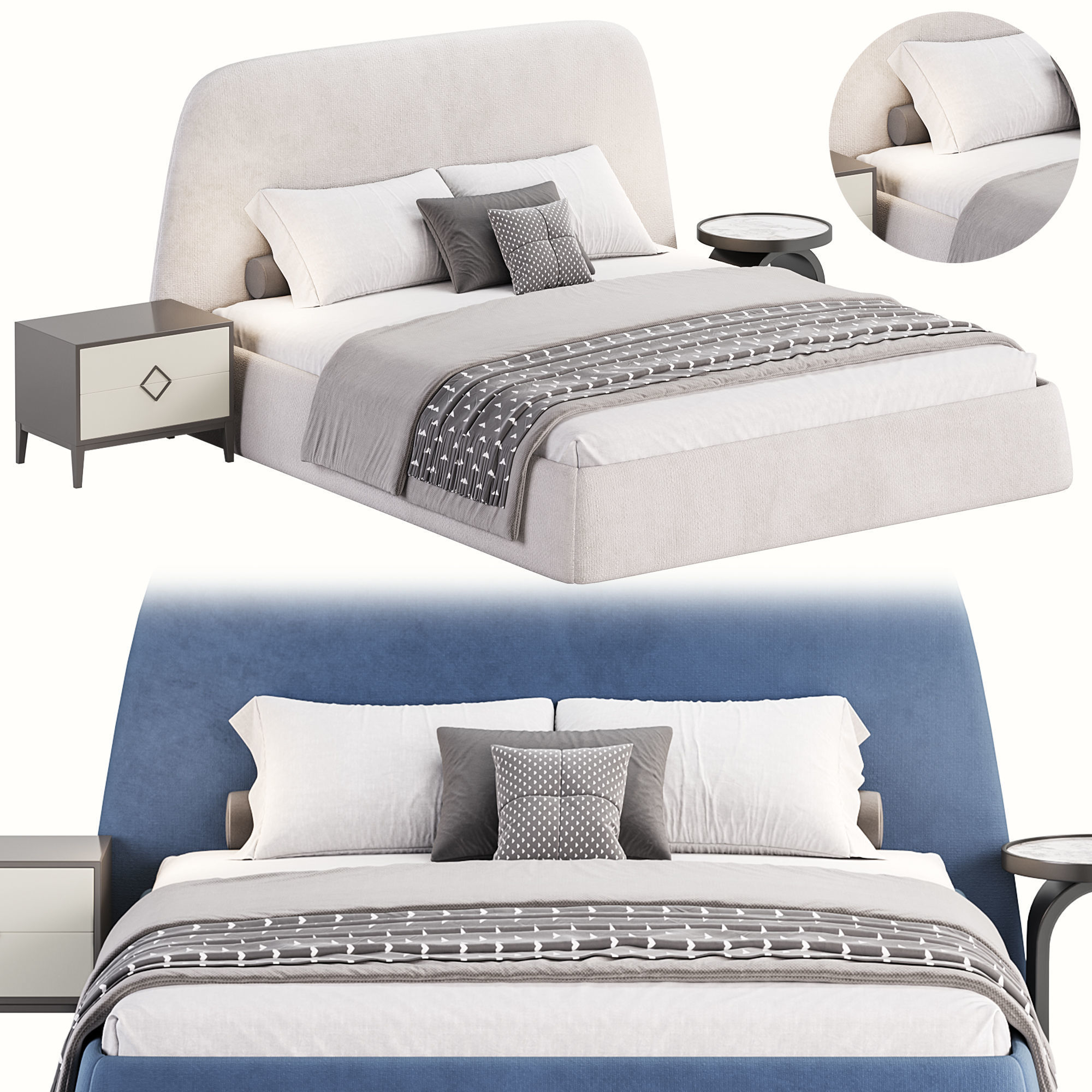 Bed JOY 3D model_1
