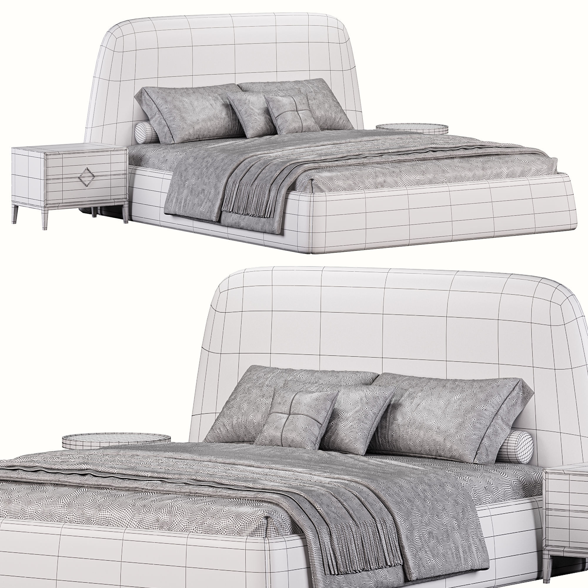 Bed JOY 3D model_4