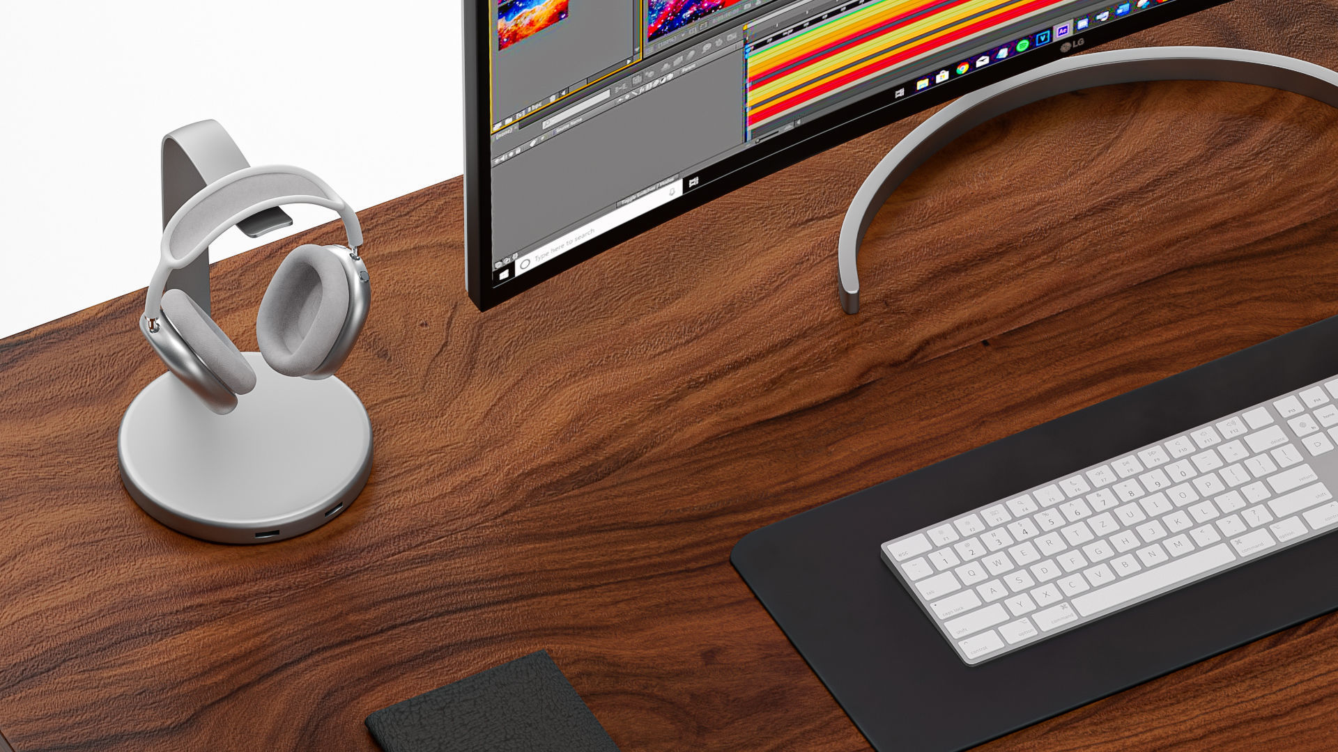 Work Space LG and Apple For Editors 3D model_3
