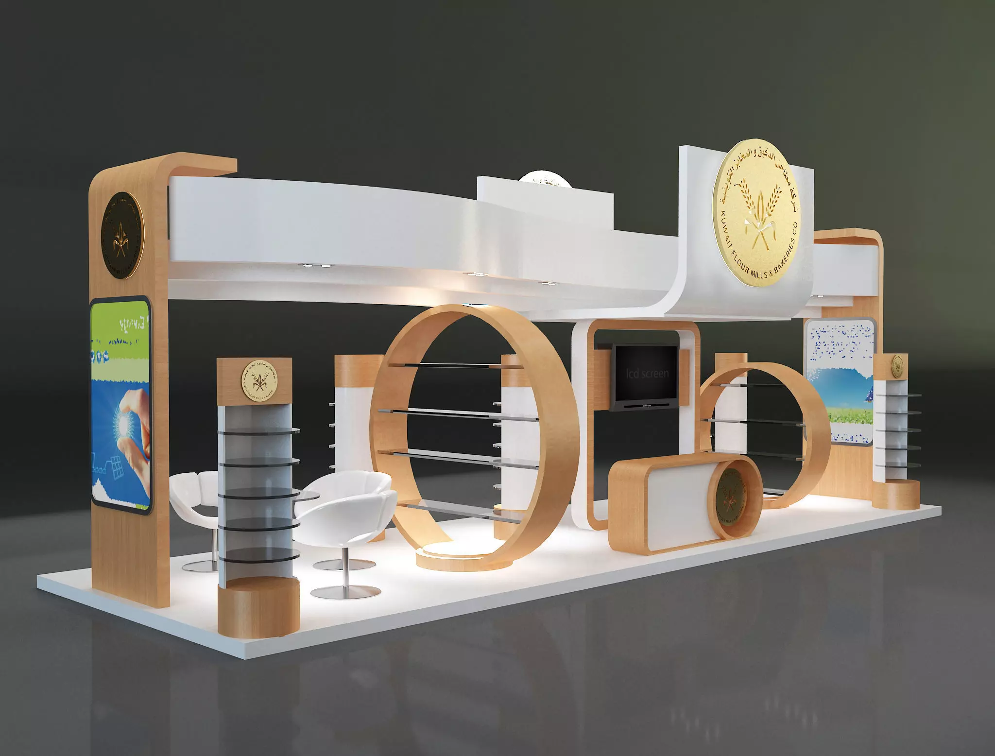 Booth Exhibition Stand a325b 3D model_0