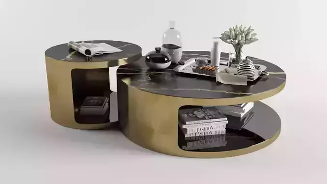 Omni Round Coffee Table Set