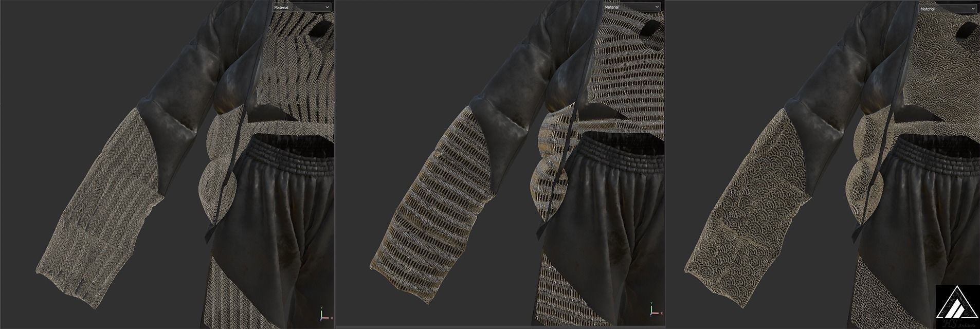 puffy jacket Cloth Garment nilon Fashion 3D model 3D model Low-poly 3D model_5