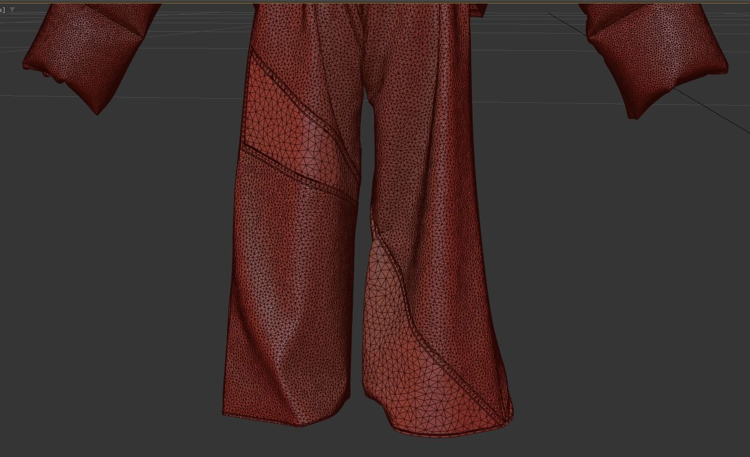 puffy jacket Cloth Garment nilon Fashion 3D model 3D model Low-poly 3D model_26