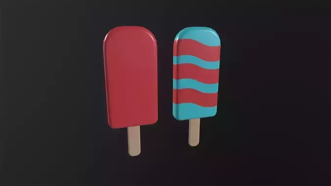 Popsicle Icecream 3D Model