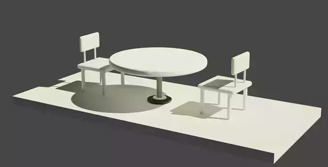 Table and chairs