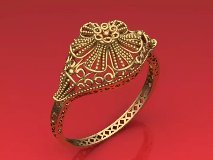 Fashion Ring 1  3D print model_0