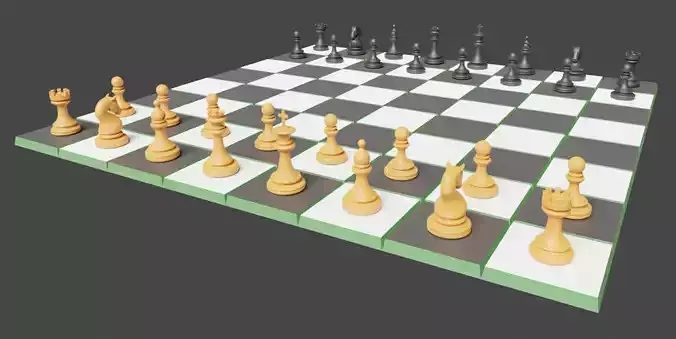 Chess board with customizable pieces