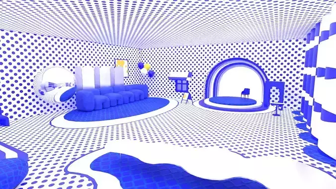 Concept Gallery fashion space 3D model