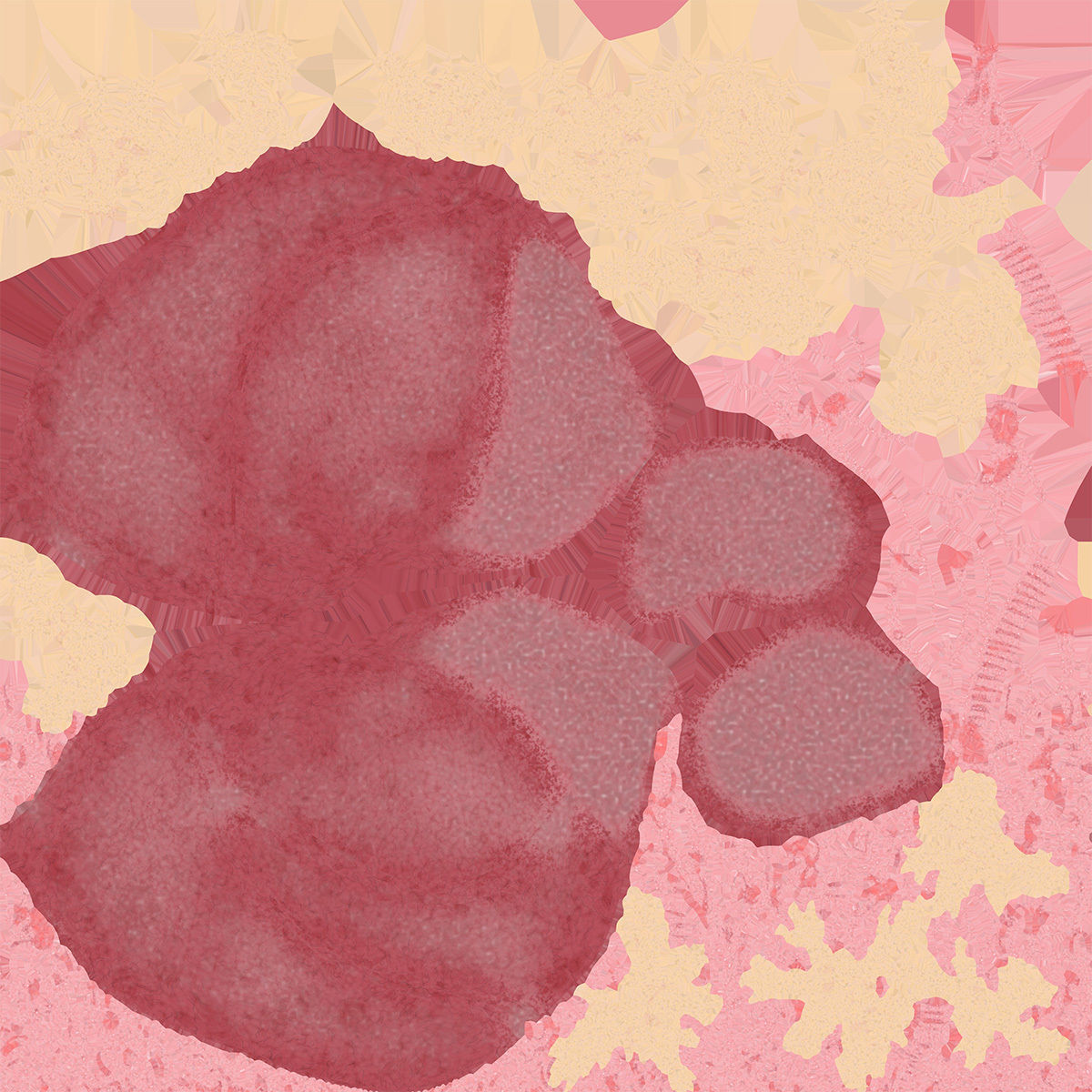 Respiratory System  Low-poly 3D model_1