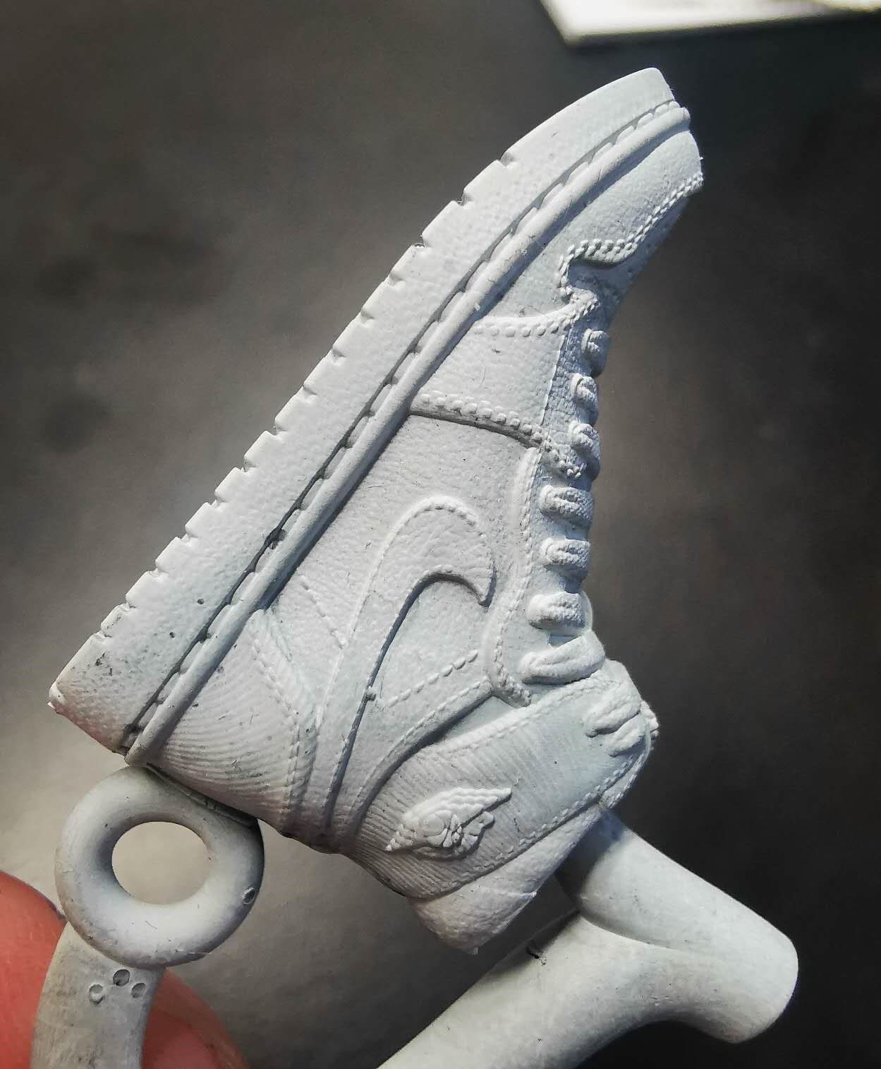 Nike Air Jordan sport shoes 3D print model_7