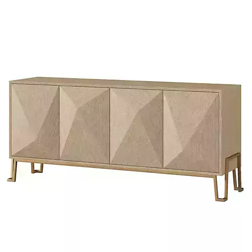 Dresser Highland Washed Oak Veneer