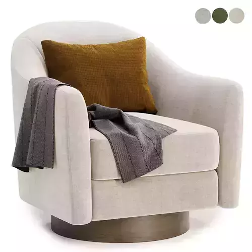 COQUETTE SWIVEL CHAIR 3D model