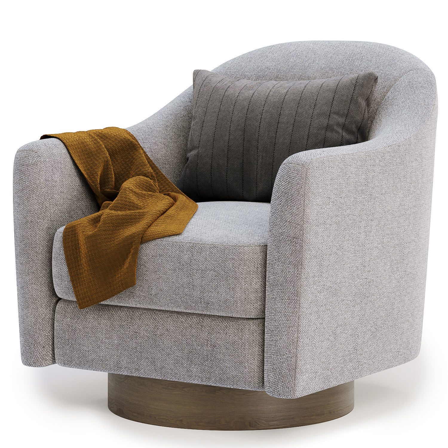 COQUETTE SWIVEL CHAIR 3D model_3