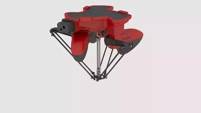Parallel robotic arm 3D model