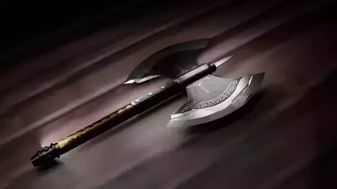 axe 3d model 