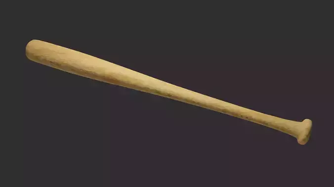 Simple Wooden Baseball Bat