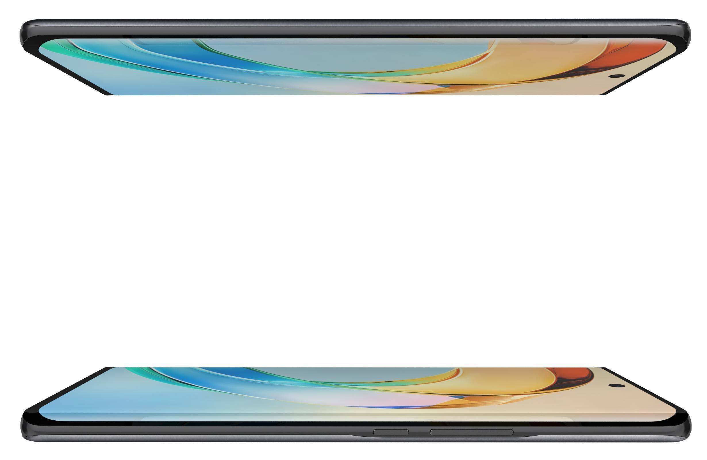 Honor X50 Black Low-poly 3D model_9