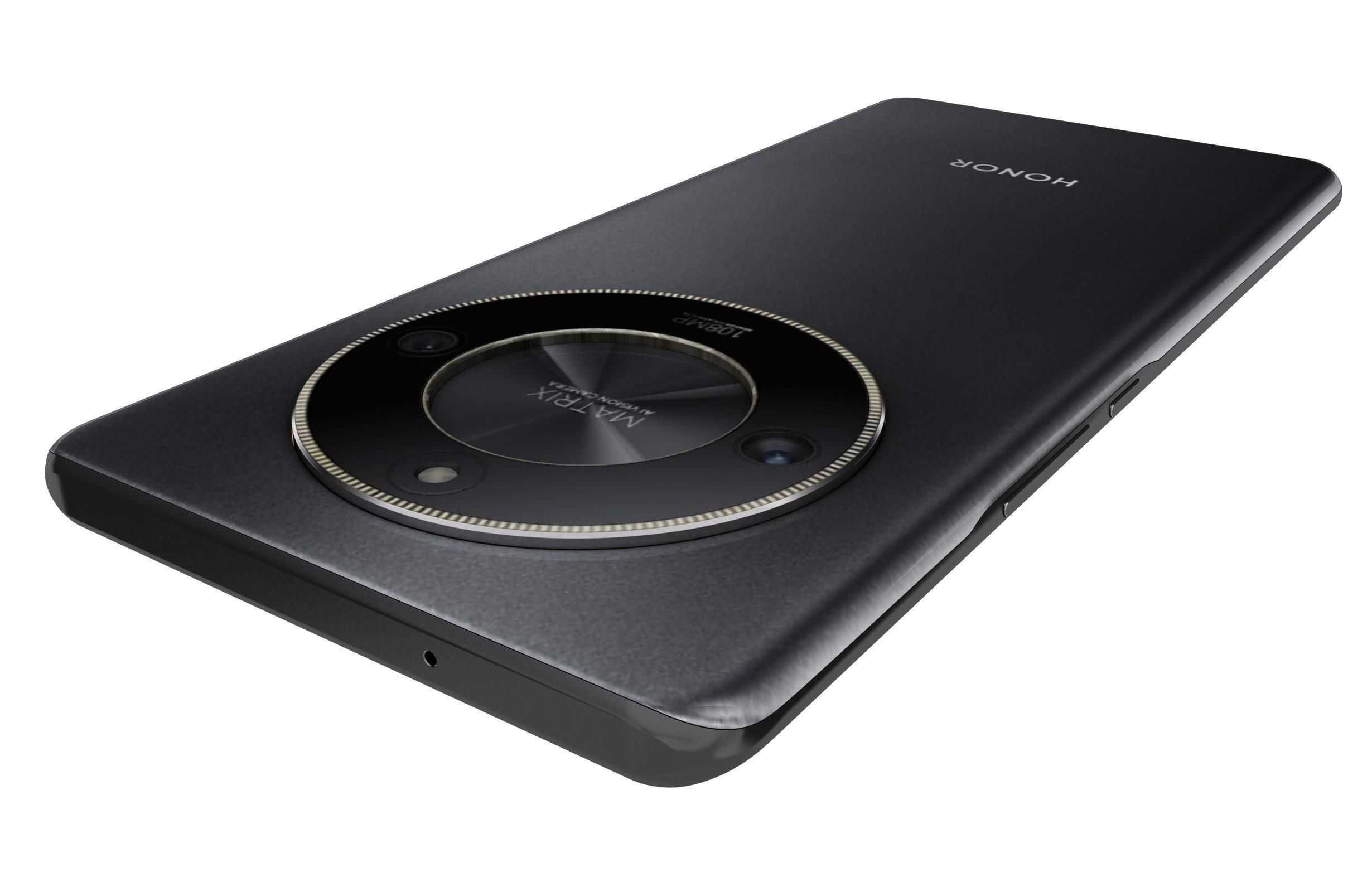 Honor X50 Black Low-poly 3D model_15