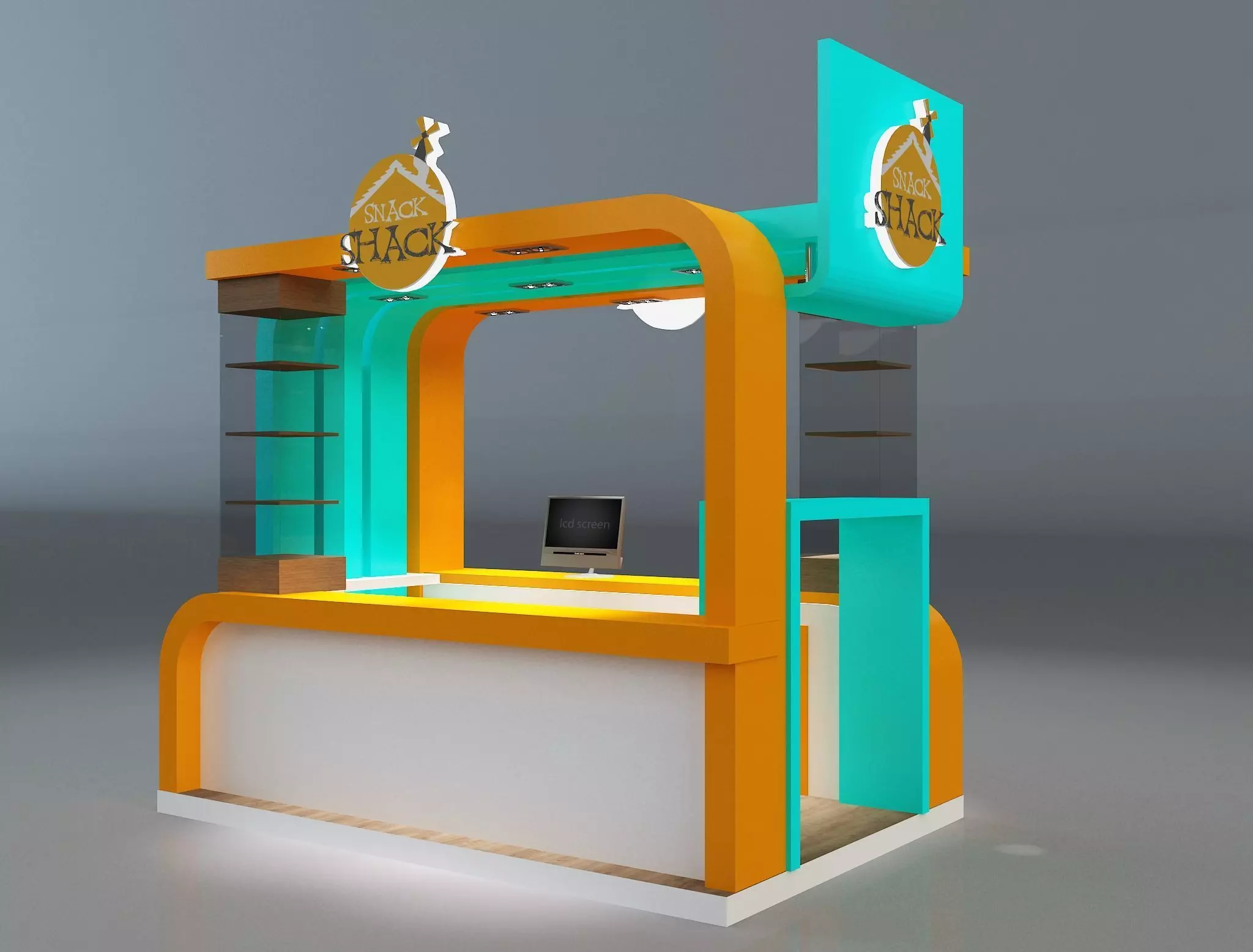 Booth Exhibition Stand a331c 3D model