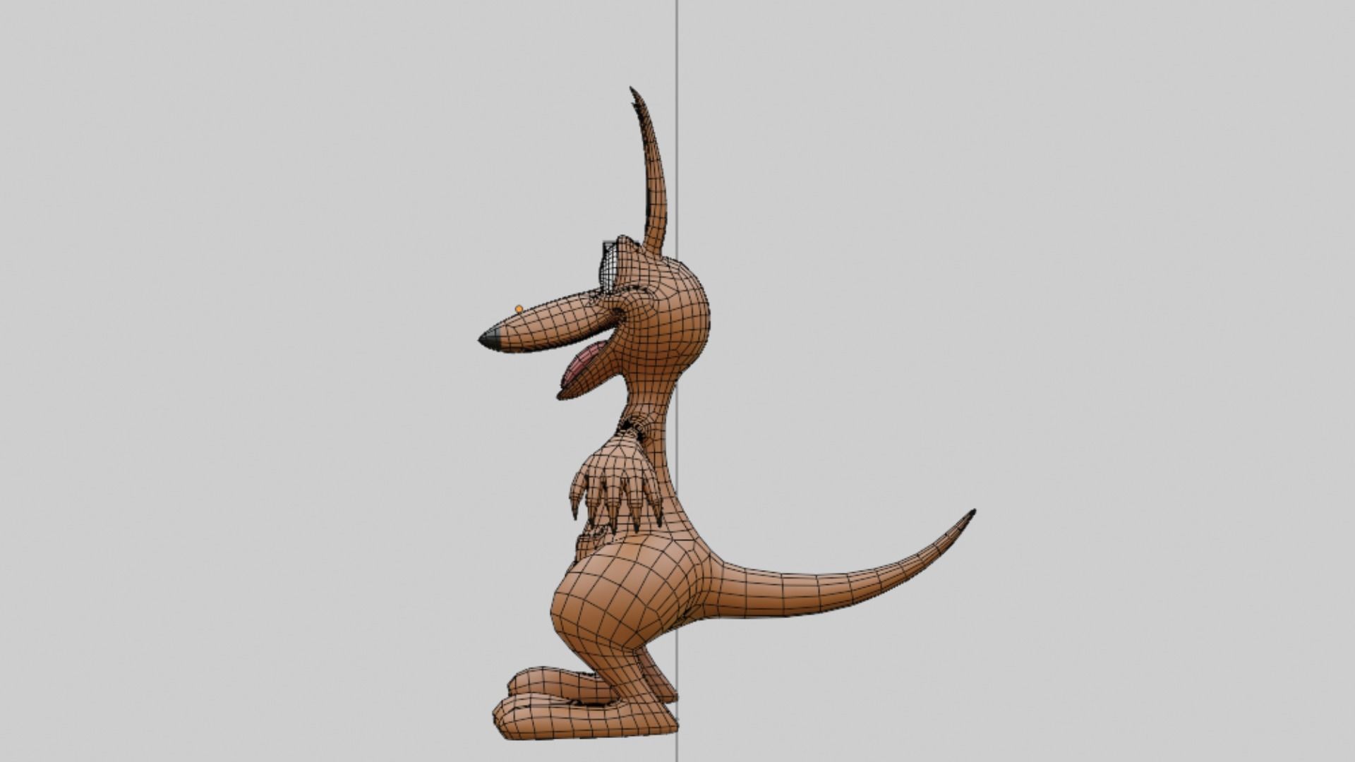 3D Kangaroo Cartoon 3D model_11