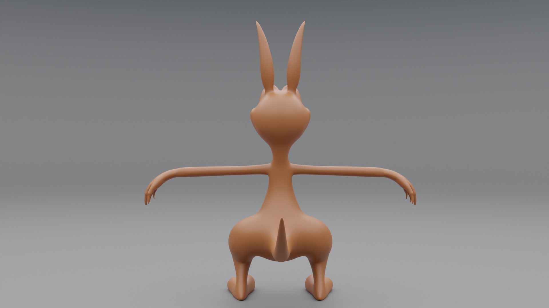 3D Kangaroo Cartoon 3D model_5