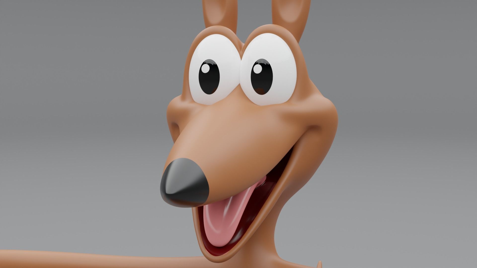 3D Kangaroo Cartoon 3D model_10