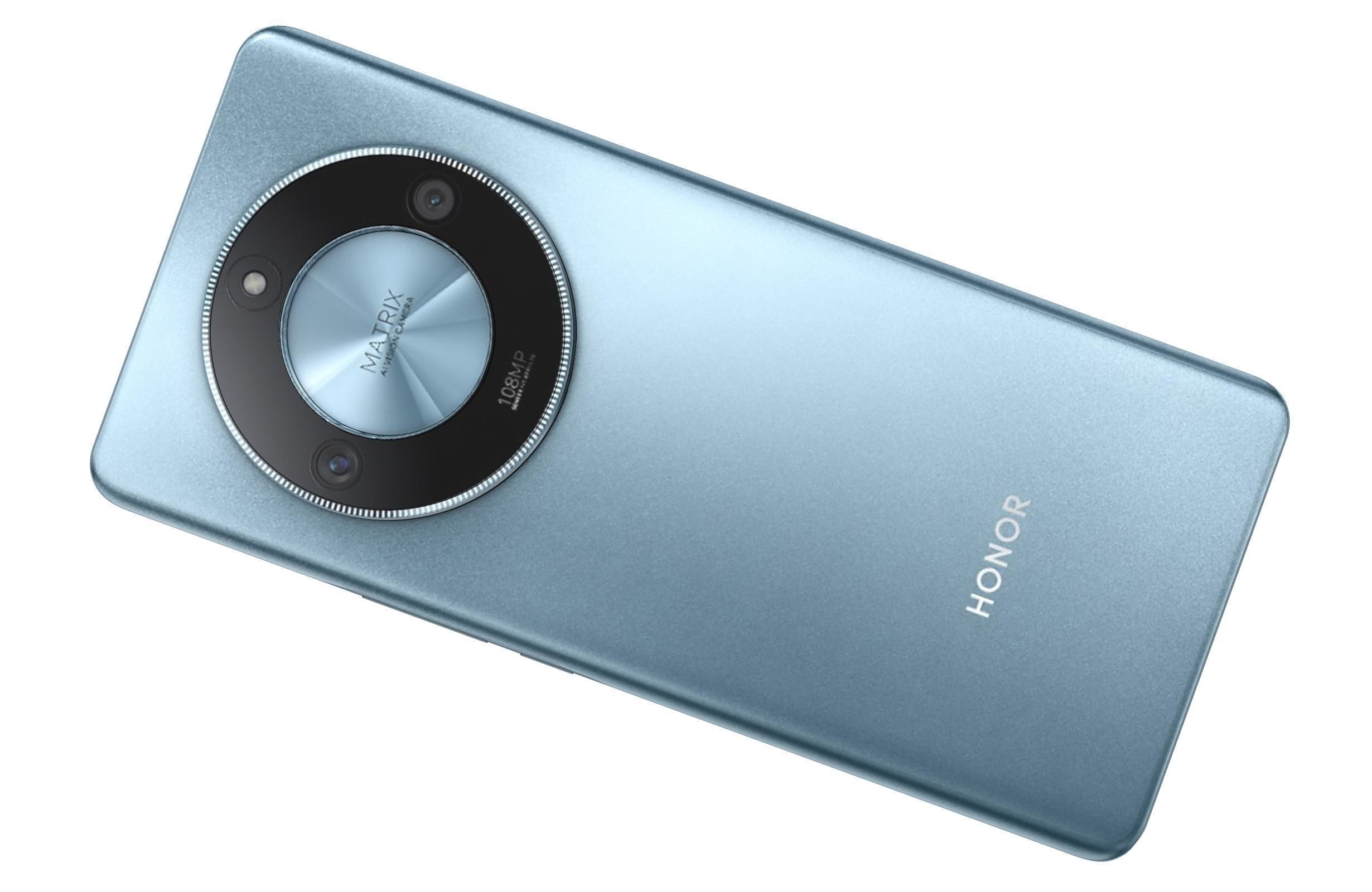 Honor X50 Blue Low-poly 3D model_11