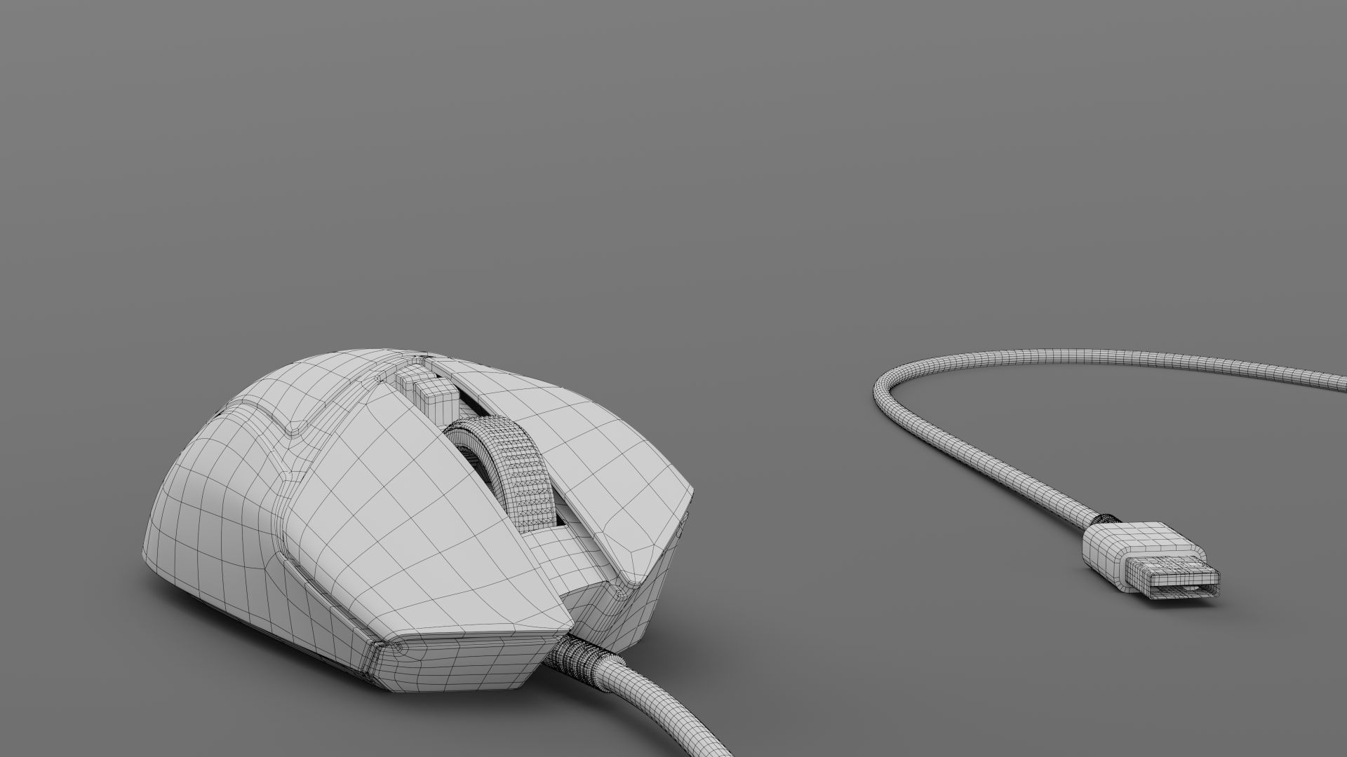 RAZER BASILISK V3 WIRED 3D model_16