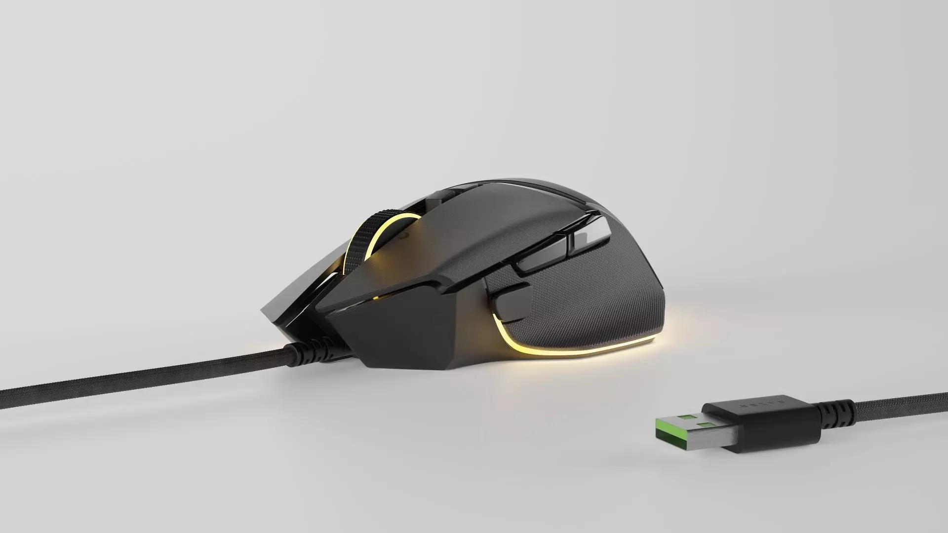 RAZER BASILISK V3 WIRED 3D model_0