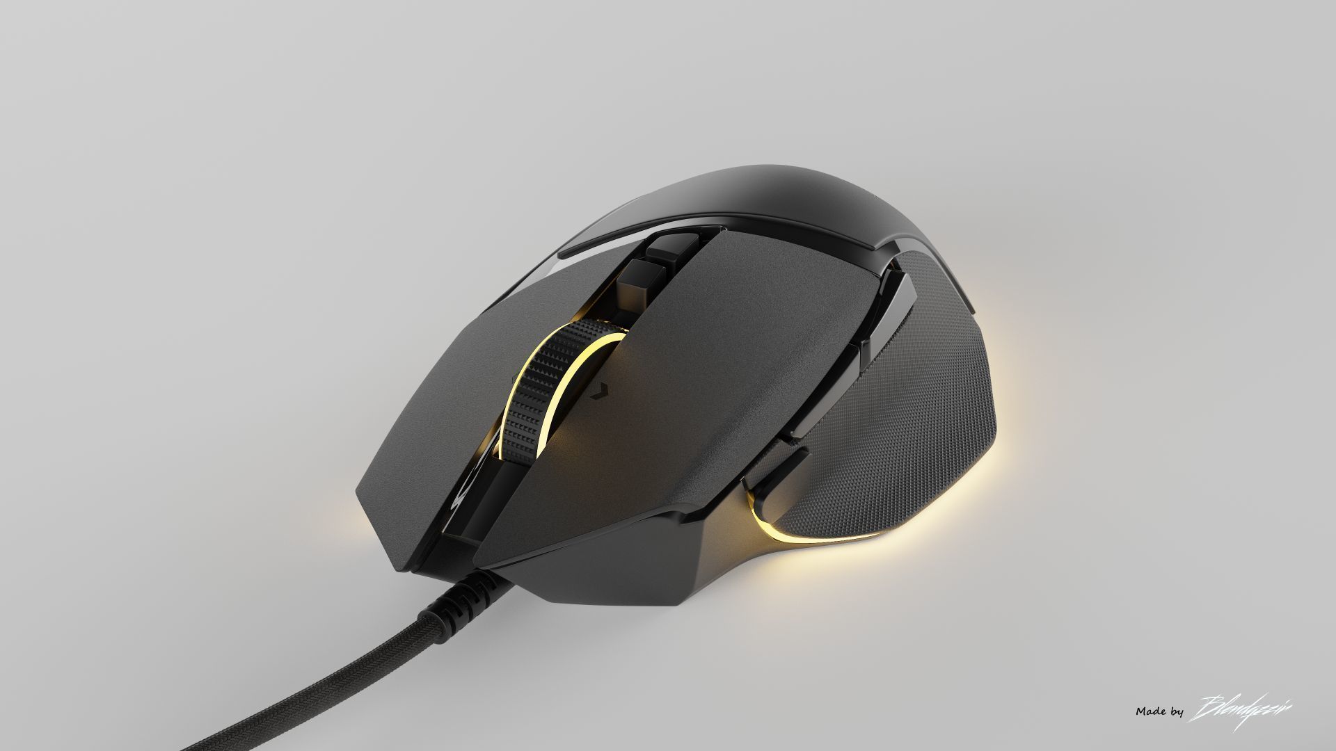 RAZER BASILISK V3 WIRED 3D model_8