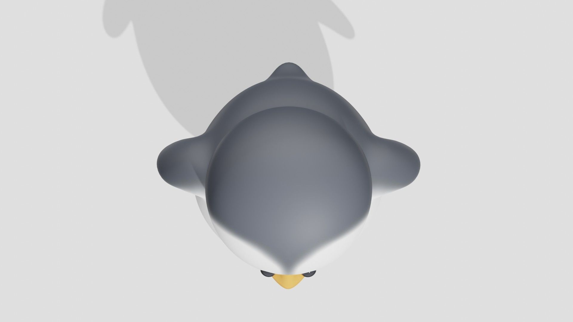 Cute little penguin  3D model_4