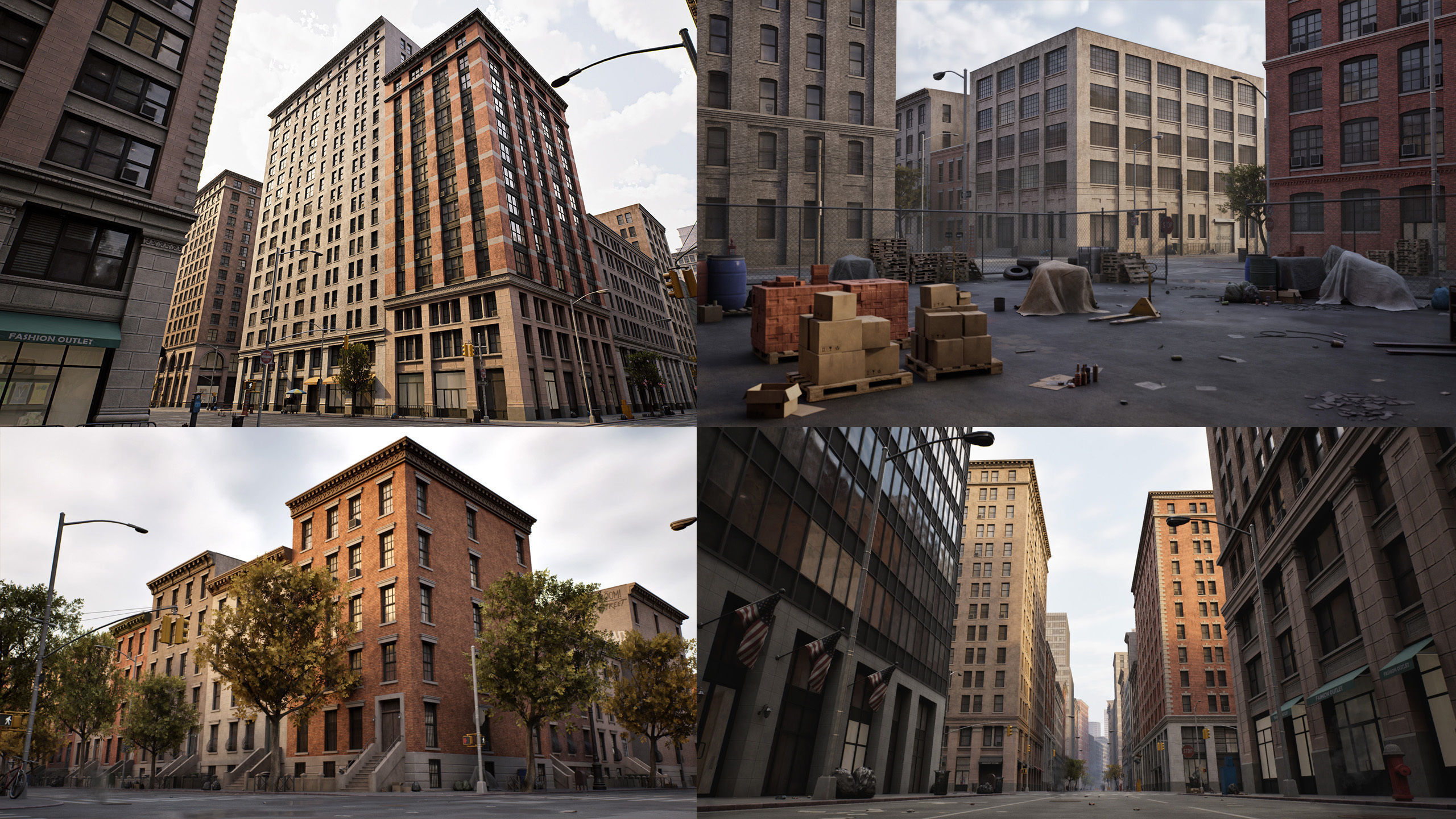 American City Packs 3D Model Collection_0