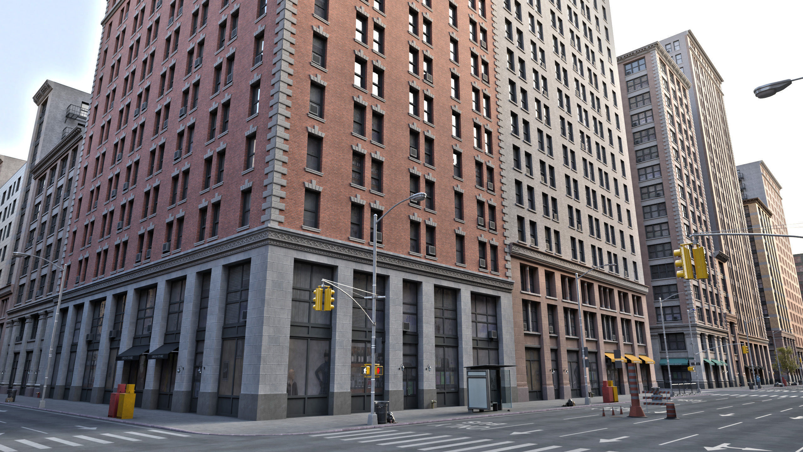 American City Packs 3D Model Collection_15