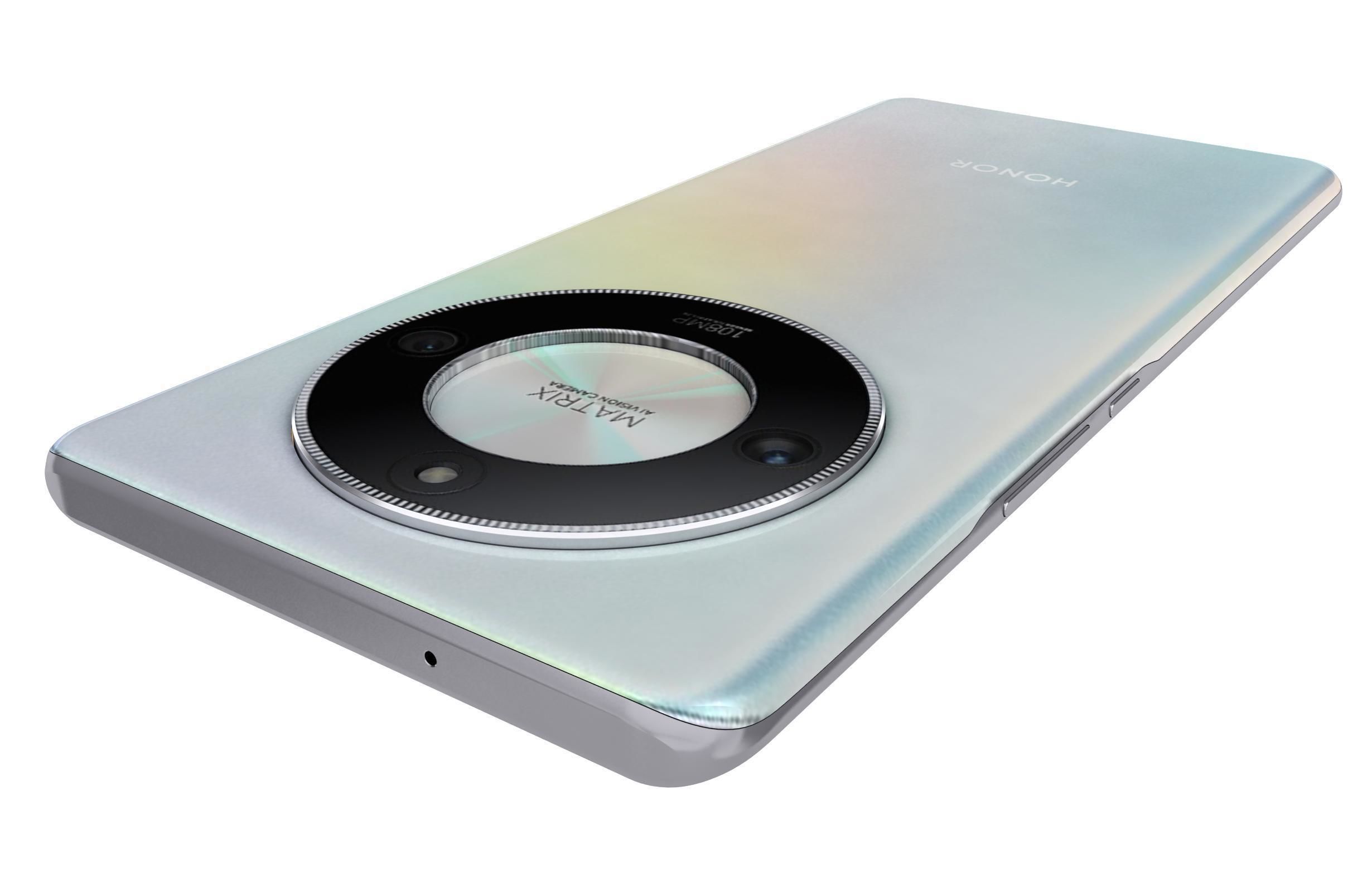 Honor X50 White Low-poly 3D model_15