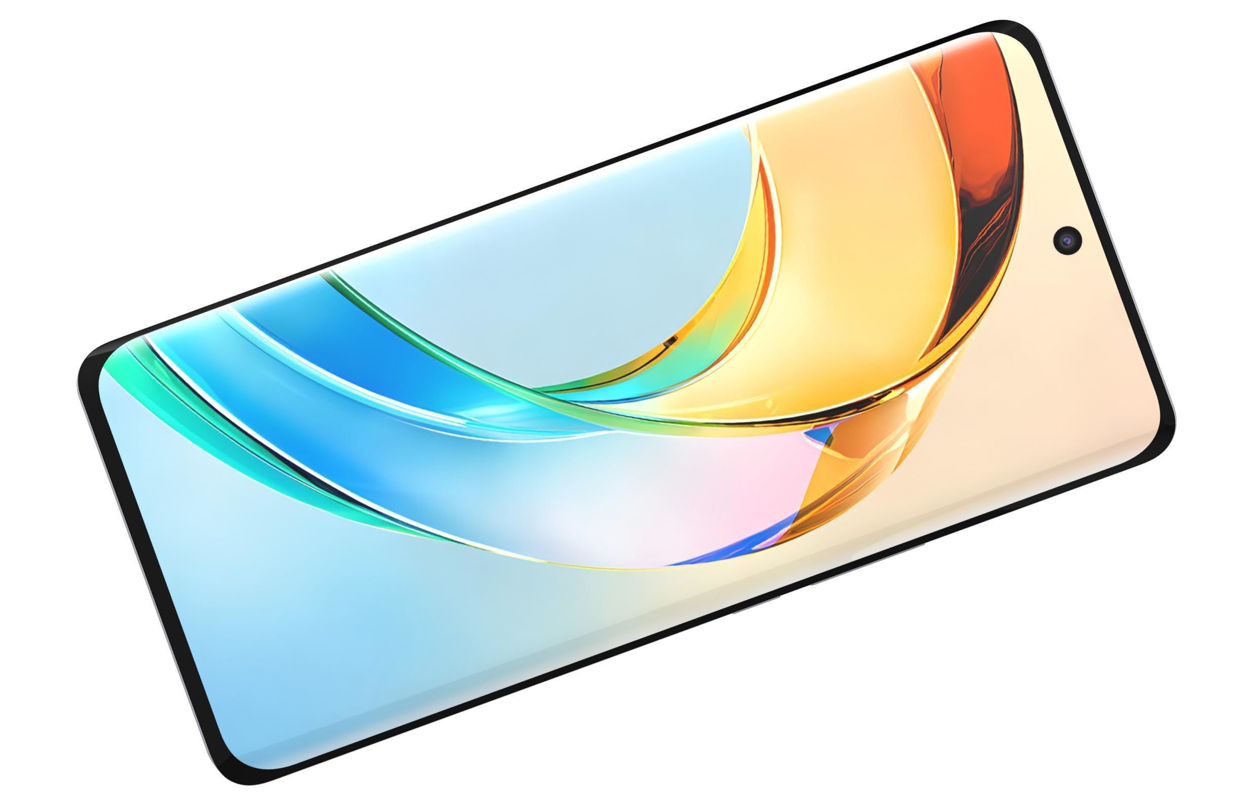 Honor X50 White Low-poly 3D model_10