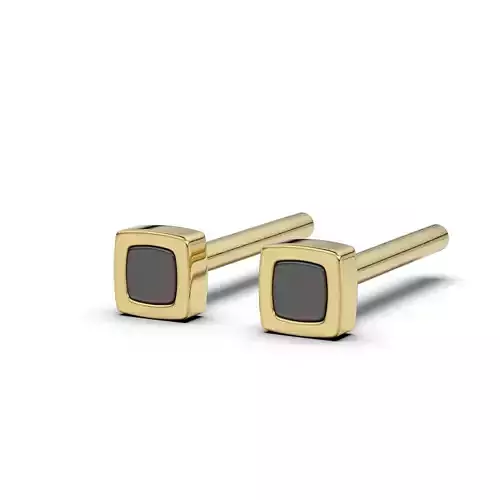 Earring Enamel Box 3x3mm 3D print model