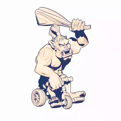 Xoroku Bug TUSSLE FOR VICTORY 3D print model