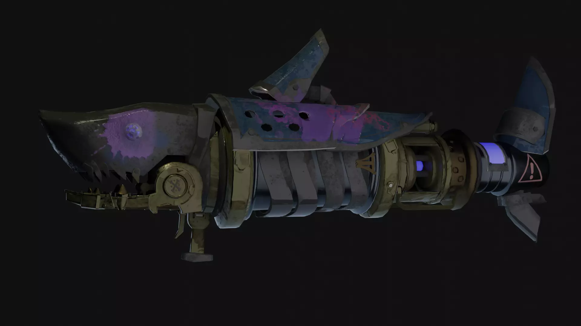 fishbones Low-poly 3D model_0